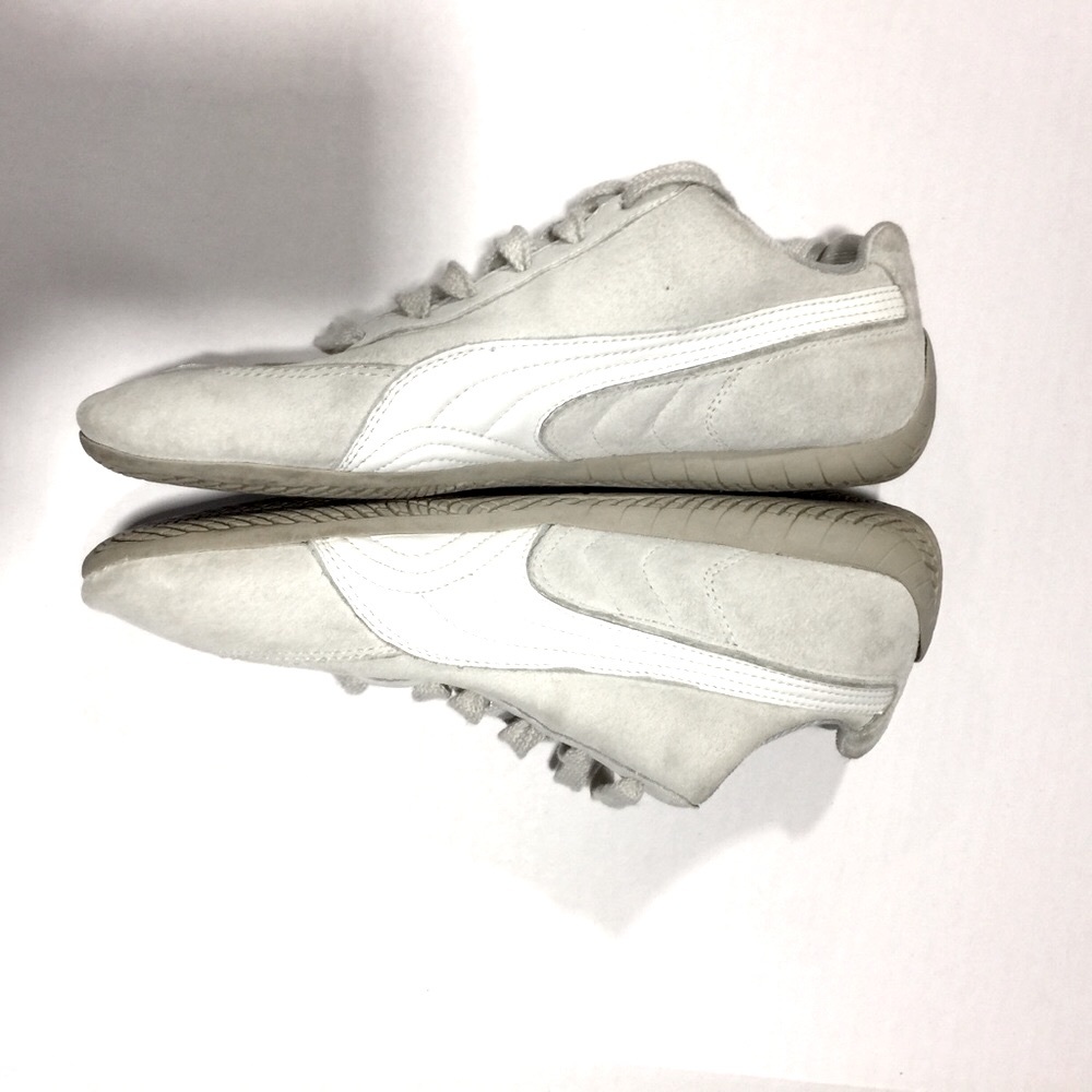Lt grey/white Puma  swish sz 8 1/2